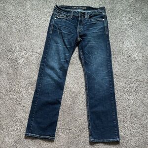 Cody James Men's Dark Blue Straight Jeans